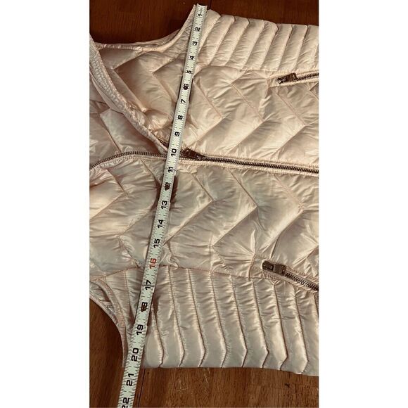 Calvin Klein Premium Down Puffer Zip Up Vest SZ XL Pink - Picture 5 of 10